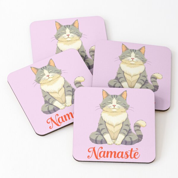 Item preview, Cool Cat Namaste Design 3 designed and sold by DigitalandPhoto.