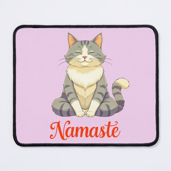 Item preview, Cool Cat Namaste Design 3 designed and sold by DigitalandPhoto.