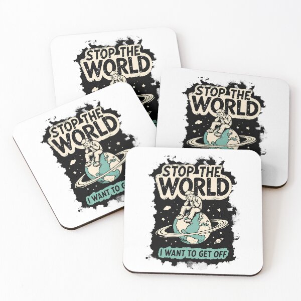 Item preview, Stop the World, I Want Off designed and sold by AlvelinaCP.