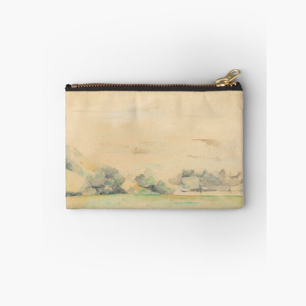 Item preview, Paysage Au Bord De Leau by Paul Cézanne: Minimal Misty Landscape Poster designed and sold by artofuniverse.