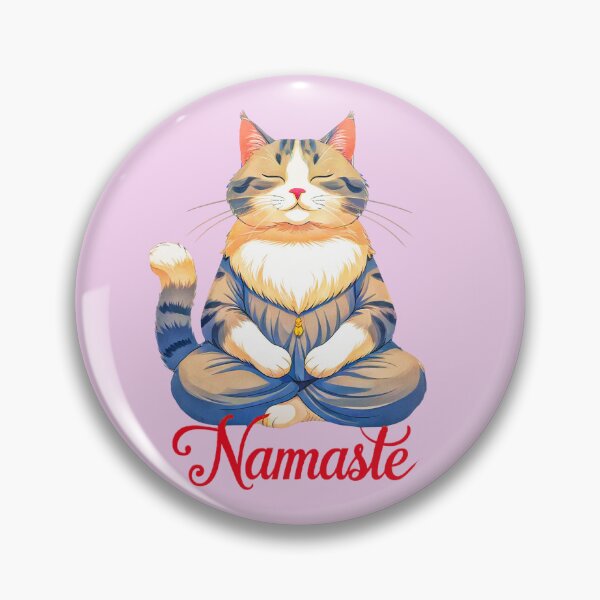 Item preview, Cool Cat Namaste Design 2 designed and sold by DigitalandPhoto.