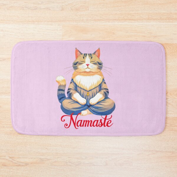Item preview, Cool Cat Namaste Design 2 designed and sold by DigitalandPhoto.