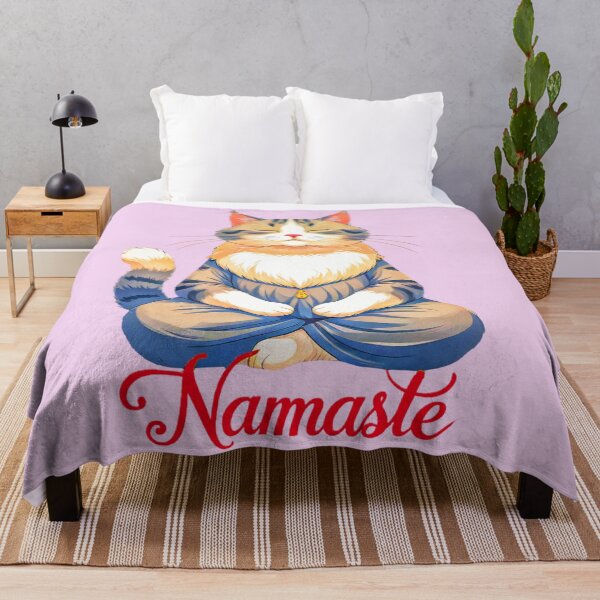Item preview, Cool Cat Namaste Design 2 designed and sold by DigitalandPhoto.