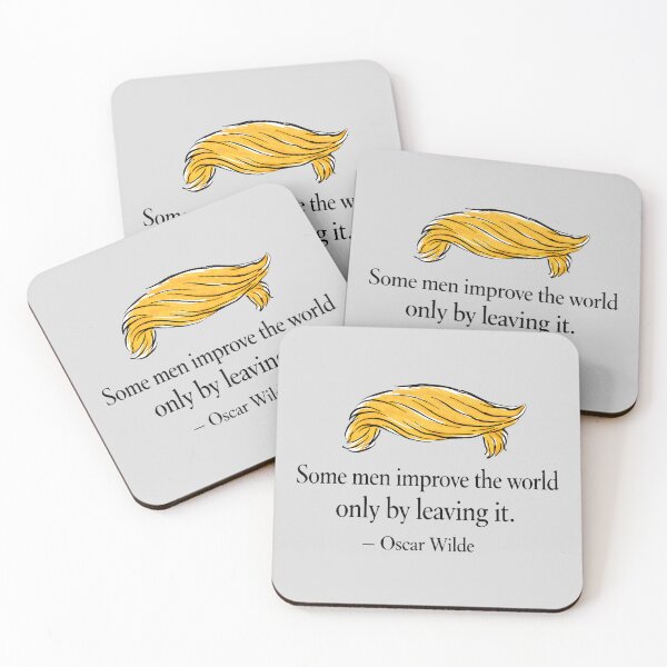 Item preview, Anti Trump Some Men Improve The World Only By Leaving It  designed and sold by HowToCanadian.