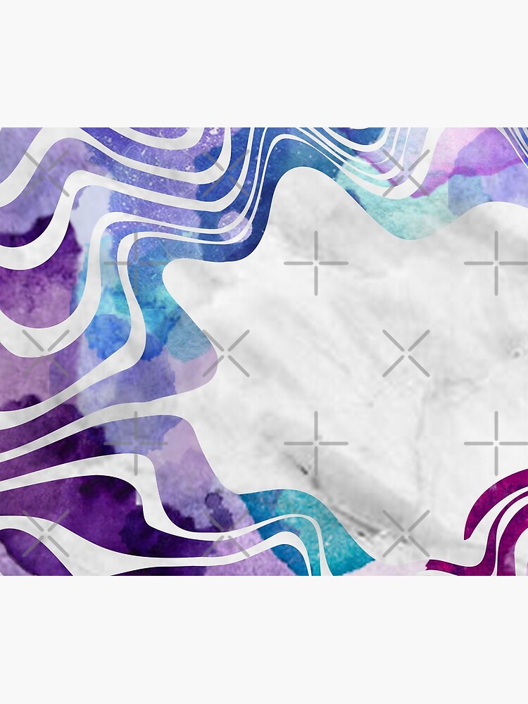 Abstract Watercolour Lines by esmclennon