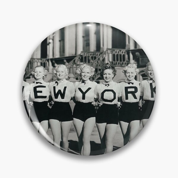 Item preview, 1930 New York City Dancers vintage funny girl power black and white photograph poster print designed and sold by Astrid Arkhangelsky.