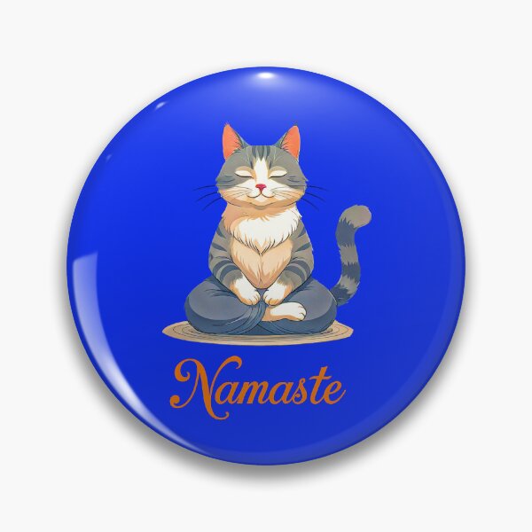 Item preview, Cool Cat Namaste Design 1 designed and sold by DigitalandPhoto.