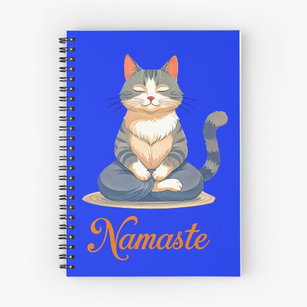 Item preview, Cool Cat Namaste Design 1 designed and sold by DigitalandPhoto.
