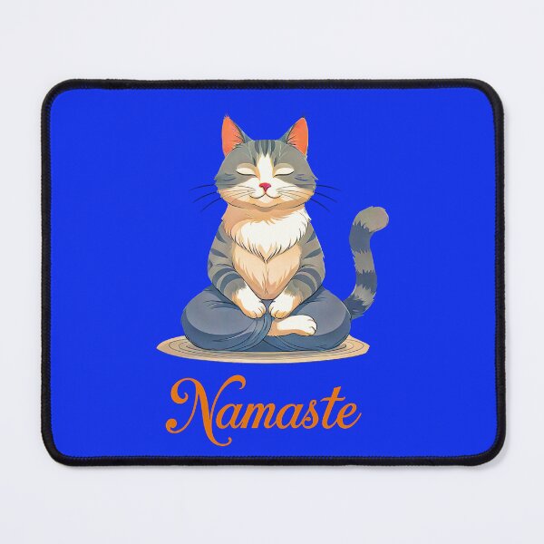 Item preview, Cool Cat Namaste Design 1 designed and sold by DigitalandPhoto.