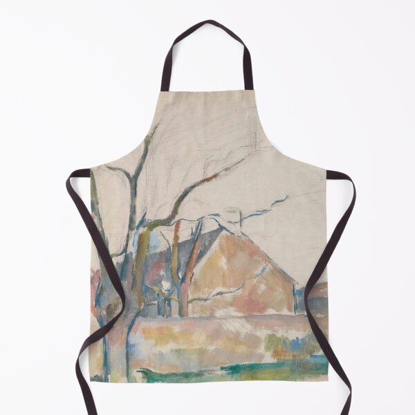 Item preview, Paysage Dhiver by Paul Cézanne: Minimal Winter Landscape Poster designed and sold by artofuniverse.