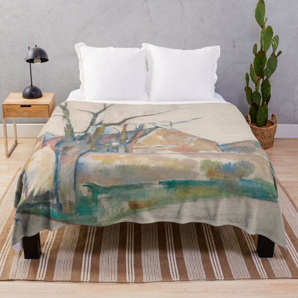 Item preview, Paysage Dhiver by Paul Cézanne: Minimal Winter Landscape Poster designed and sold by artofuniverse.
