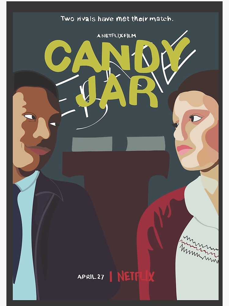 "Candy Jar Movie Poster" Spiral Notebook for Sale by erinburke1223