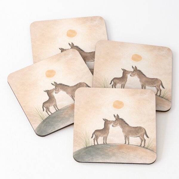 Item preview, Mother & Baby Donkey designed and sold by OneStopDonkeyShop.