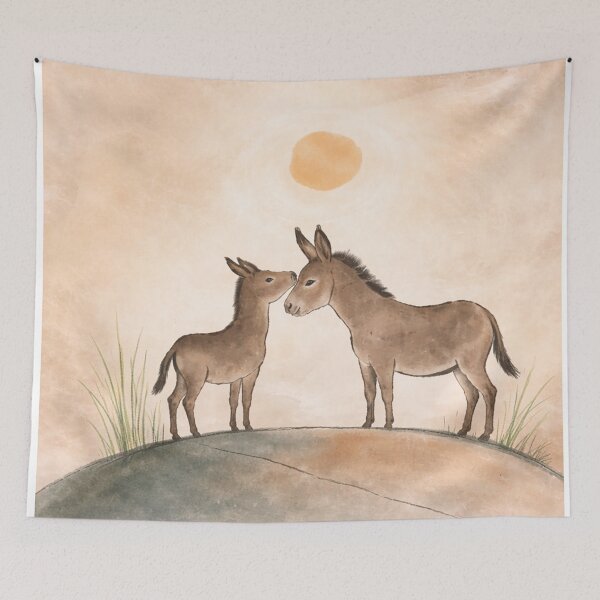 Item preview, Mother & Baby Donkey designed and sold by OneStopDonkeyShop.