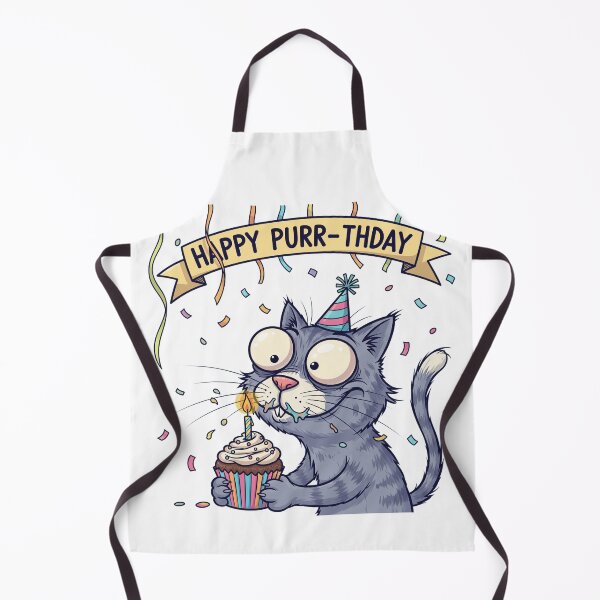 Item preview, Birthday Cat | Whimsical and Adorable Celebration-Inspired Graphic designed and sold by Tw1nsAIArt.