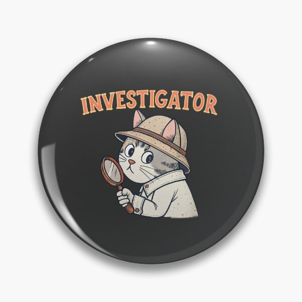 Item preview, Investigator Cat – Case Closed ?️? designed and sold by Artiviose.