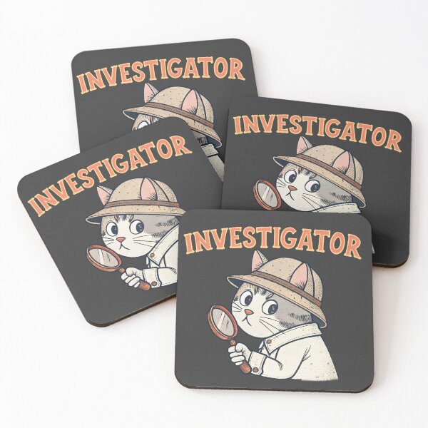 Item preview, Investigator Cat – Case Closed ?️? designed and sold by Artiviose.