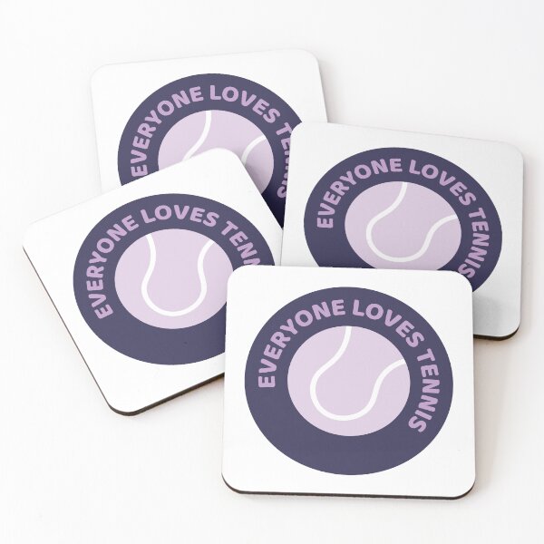 Item preview, Everyone loves tennis - purple designed and sold by tenniswitheliza.