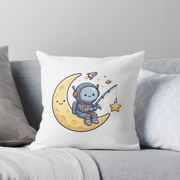 Item preview, Astronaut Catching Stars From Crescent Moon designed and sold by Kvarny.