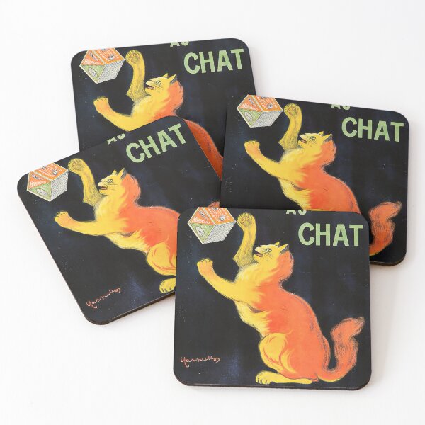 Item preview, Leonetto Cappiello: Amidon au Chat (1899) - Vintage Orange Cat Poster designed and sold by stevepmp.