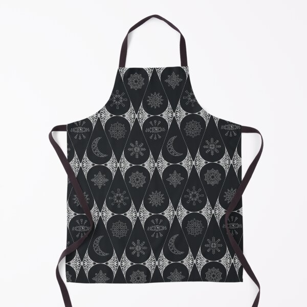 Item preview, Retro Nouveau Mystic Tiles - stained glass geometric - Black and Silver designed and sold by Elodie-Motifs.