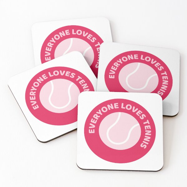 Item preview, Everyone loves tennis - Pink designed and sold by tenniswitheliza.