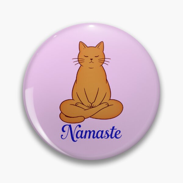 Item preview, Cool Cat Namaste Design 6 designed and sold by DigitalandPhoto.