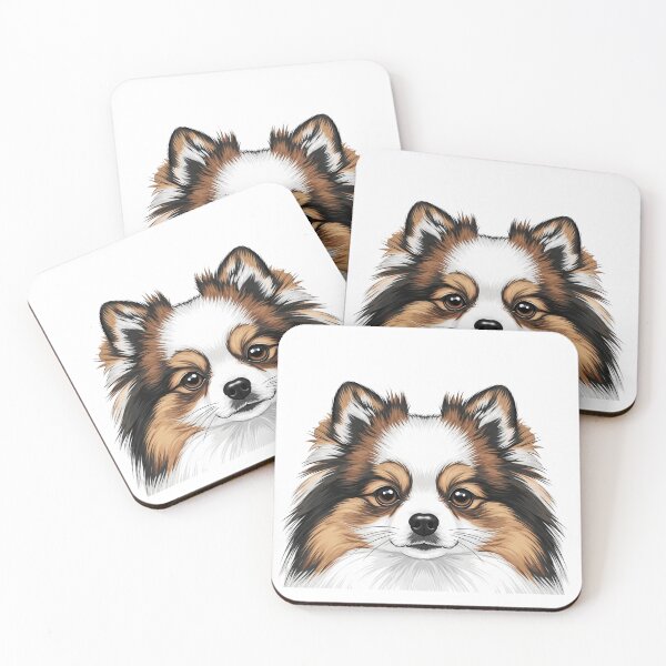 Item preview, Tricolor Pomeranian – Cute and Detailed Dog Illustration designed and sold by saphira-art.