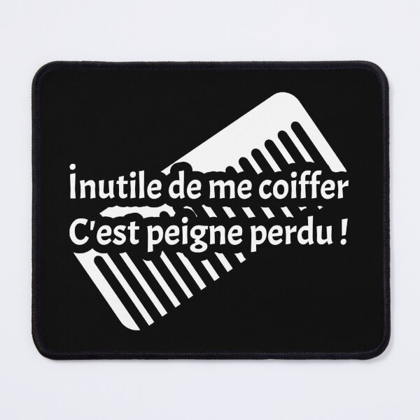 Item preview, NO POINT IN COMBING MY HAIR, IT'S A LOST COMB! designed and sold by francoisville.