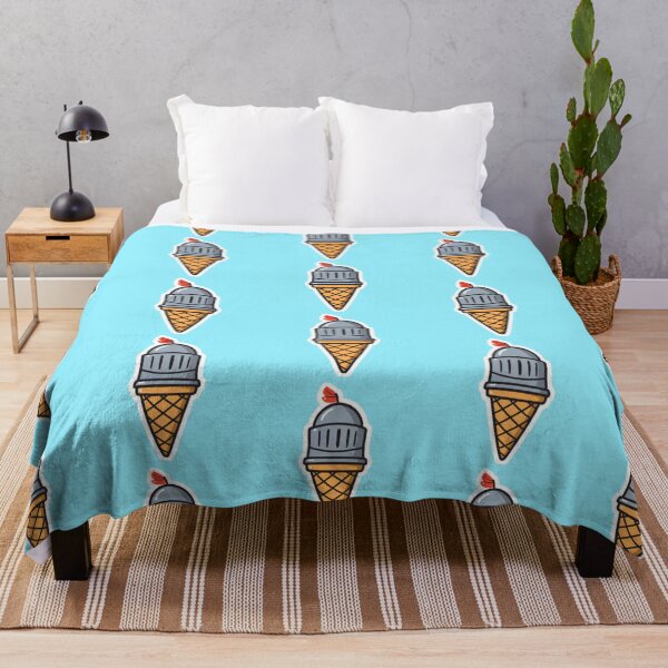 Item preview, Knight Ice Cream Cone – Medieval Armor Dessert Cartoon designed and sold by TheStephanieRome.