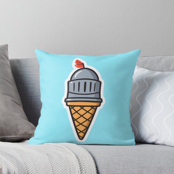 Item preview, Knight Ice Cream Cone – Medieval Armor Dessert Cartoon designed and sold by TheStephanieRome.