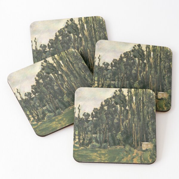 Item preview, Poplars by Paul Cézanne: Post Impressionist Landscape Wall Art Poster designed and sold by artofuniverse.
