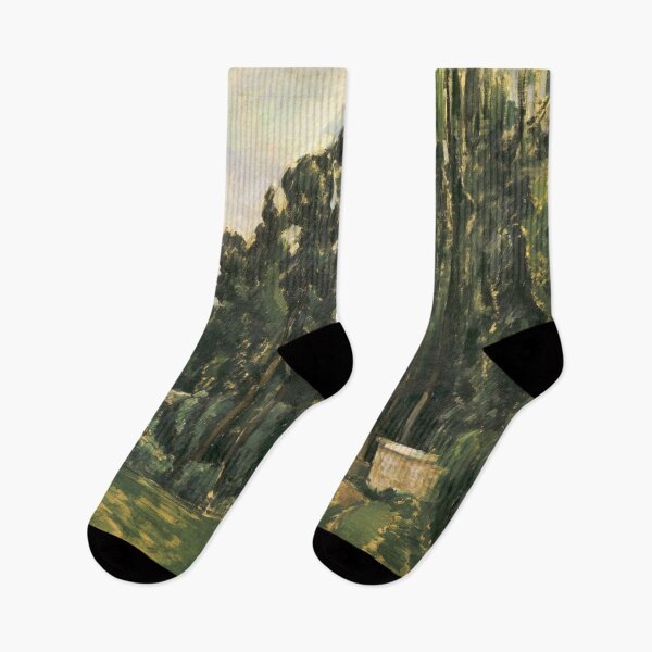 Item preview, Poplars by Paul Cézanne: Post Impressionist Landscape Wall Art Poster designed and sold by artofuniverse.