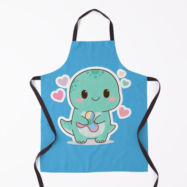 Item preview, Cute Kawaii Dino with Fidget Spinner designed and sold by Wonderful World of Whimsy.
