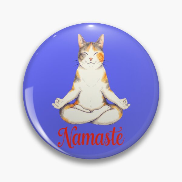 Item preview, Cool Cat Namaste Design 7 designed and sold by DigitalandPhoto.