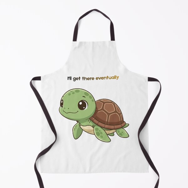 Item preview, "Slow & Steady Turtle - Motivational Quote Sticker" designed and sold by Unsololugar.