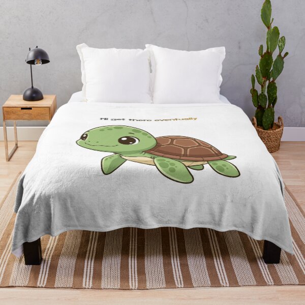Item preview, "Slow & Steady Turtle - Motivational Quote Sticker" designed and sold by Unsololugar.