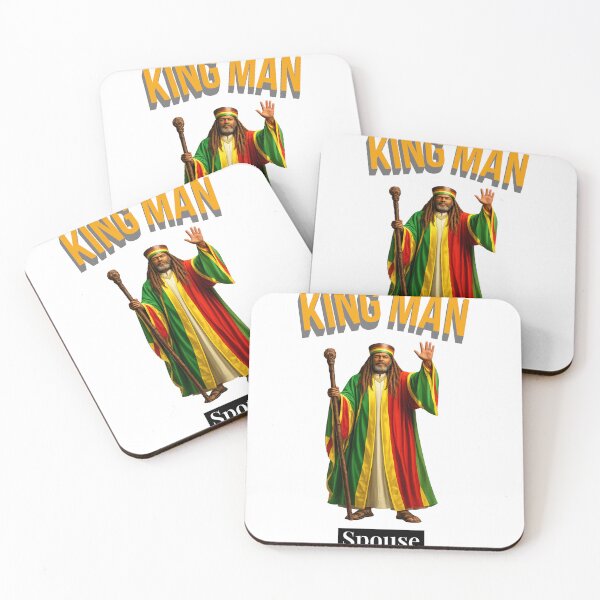Item preview, King Man – Jamaican Rasta Spouse Design designed and sold by Inspirational Jamaican.