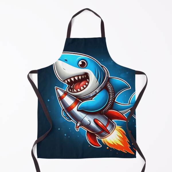 Item preview, shark towards the moon designed and sold by Artillenium.