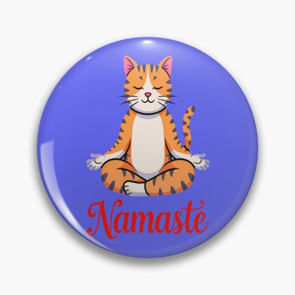Item preview, Cool Cat Namaste Design 8 designed and sold by DigitalandPhoto.