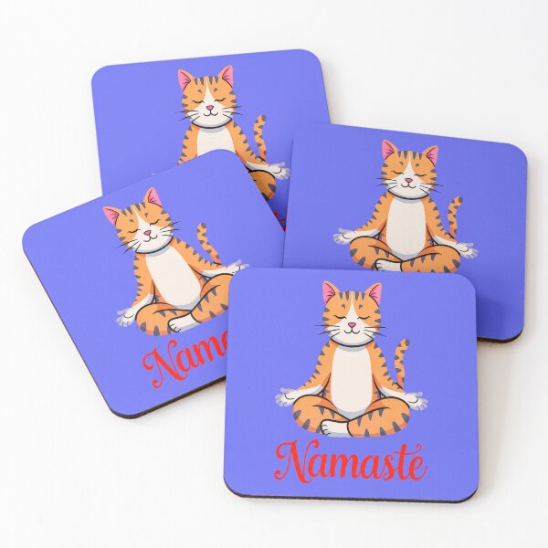 Item preview, Cool Cat Namaste Design 8 designed and sold by DigitalandPhoto.