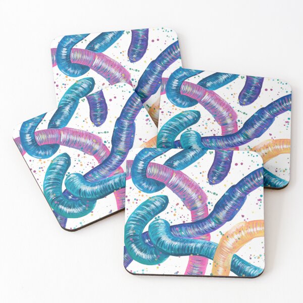 Item preview, Wiggly Worms designed and sold by EmmaLCArtShop.