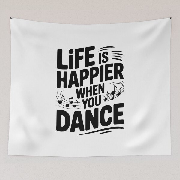 Item preview,  Life is Happier When You Dance designed and sold by Frank Ring.