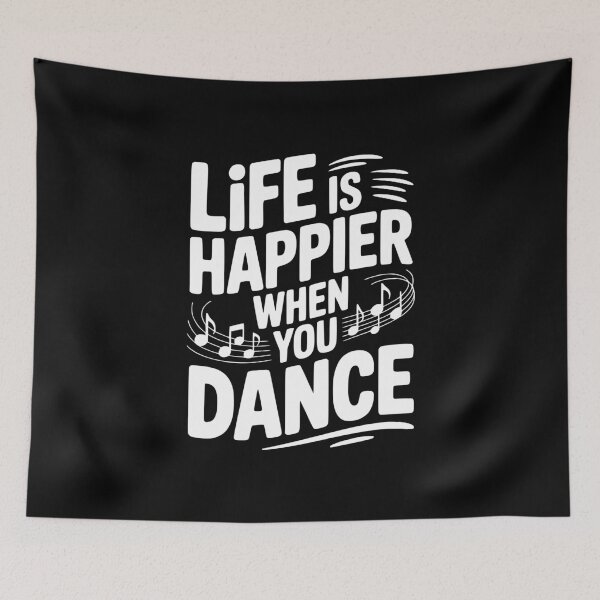 Item preview,  Life is Happier When You Dance designed and sold by Frank Ring.