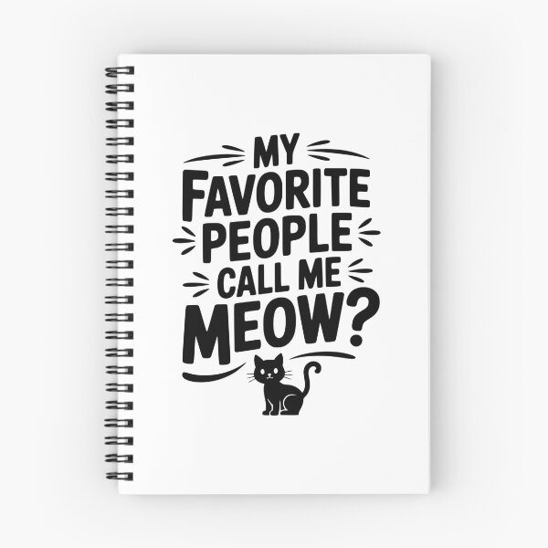 Item preview, My Favorite People Call Me Meow? designed and sold by Frank Ring.