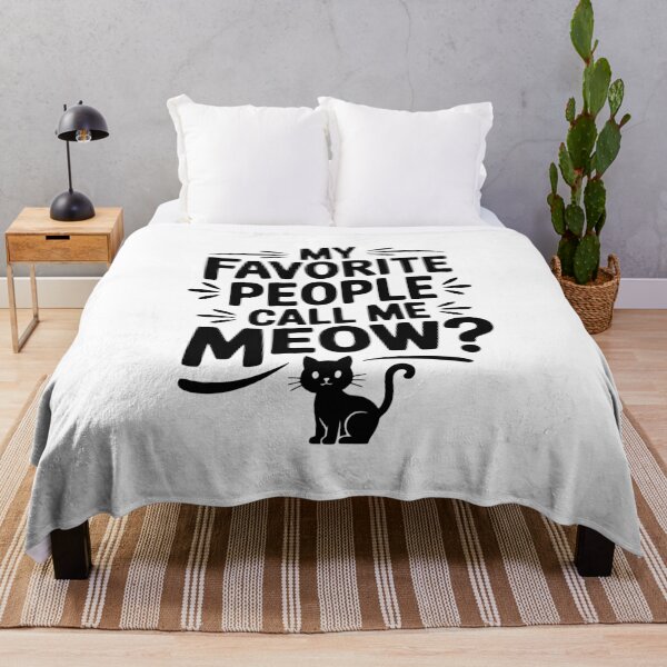 Item preview, My Favorite People Call Me Meow? designed and sold by Frank Ring.