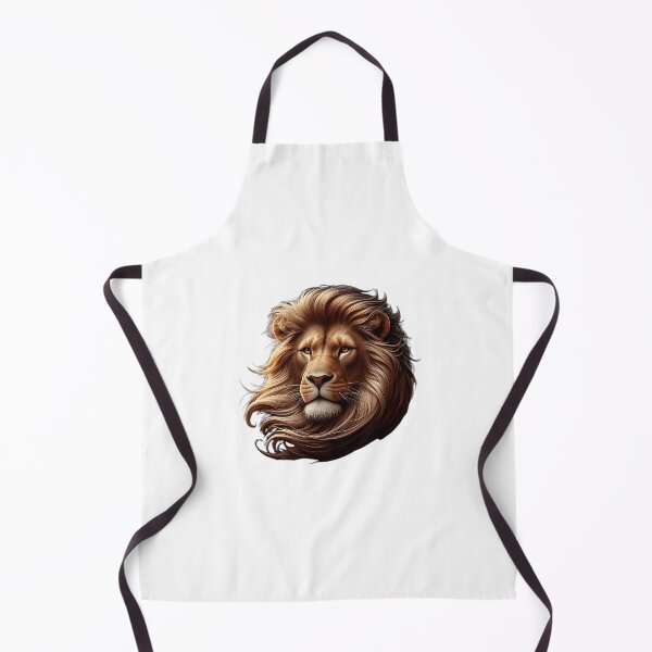Item preview, Dark Lion Portrait Digital Art designed and sold by Zodiac Celestial Art.