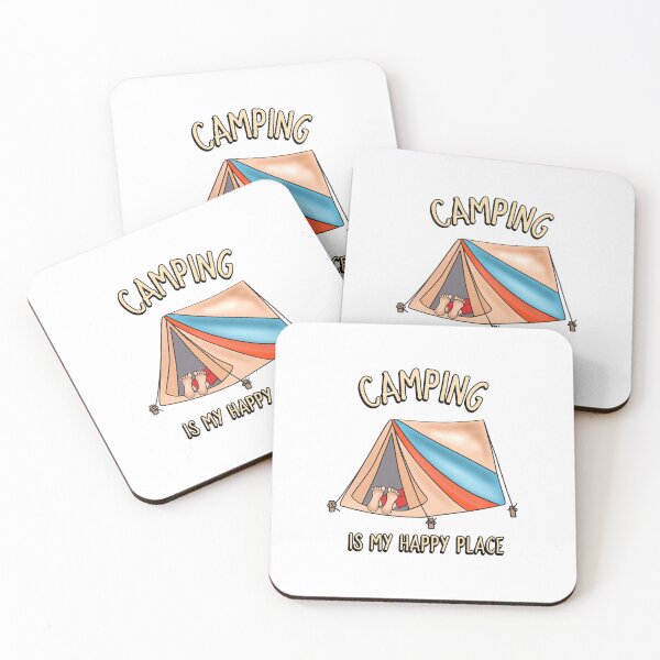 Item preview, Funny Camping Is My Happy Place designed and sold by Sartoris Art.