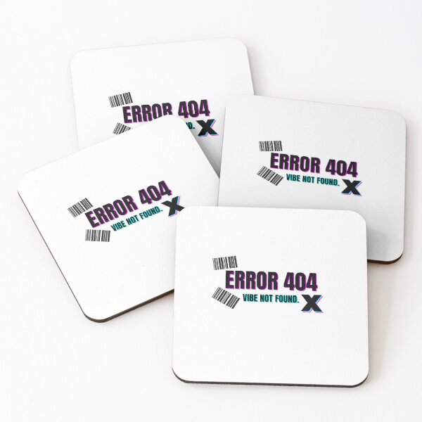 Item preview, ERROR 404: VIBE NOT FOUND - Glitch Aesthetic designed and sold by VoltVibeArt.