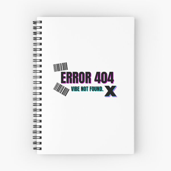 Item preview, ERROR 404: VIBE NOT FOUND - Glitch Aesthetic designed and sold by VoltVibeArt.
